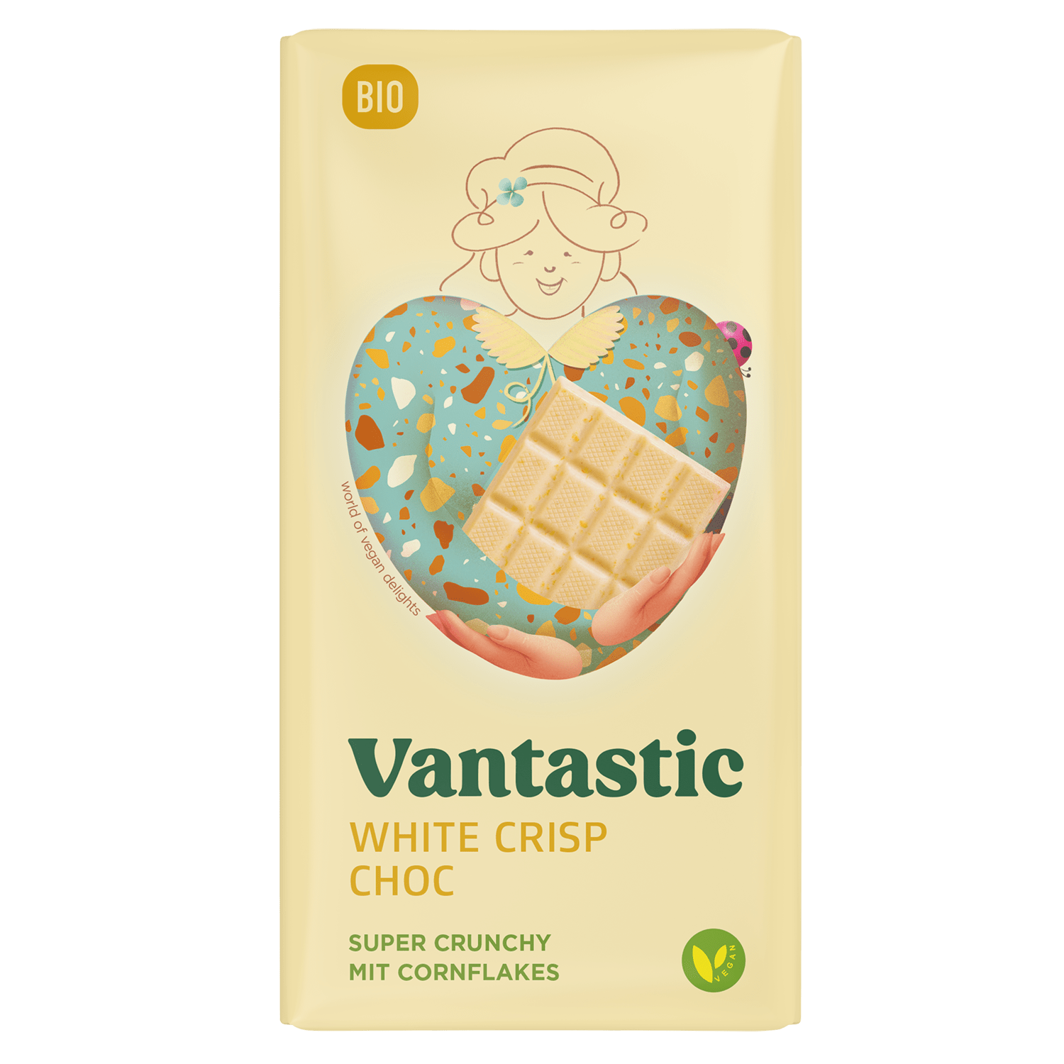 White Crisp Choc, BIO, 90g