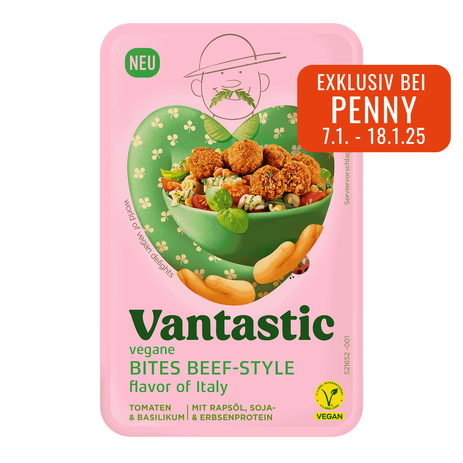 Vegane Bites Beef-Style flavor of Italy, 180g