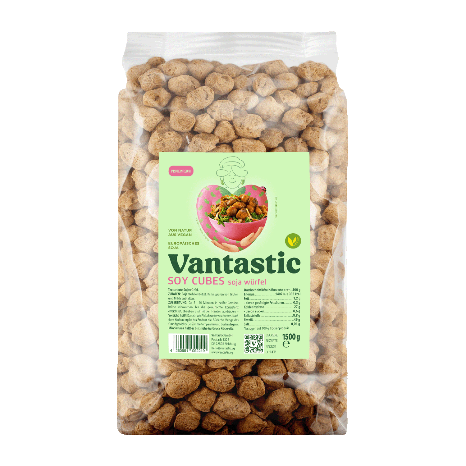 Soy Cubes, 1.5kg