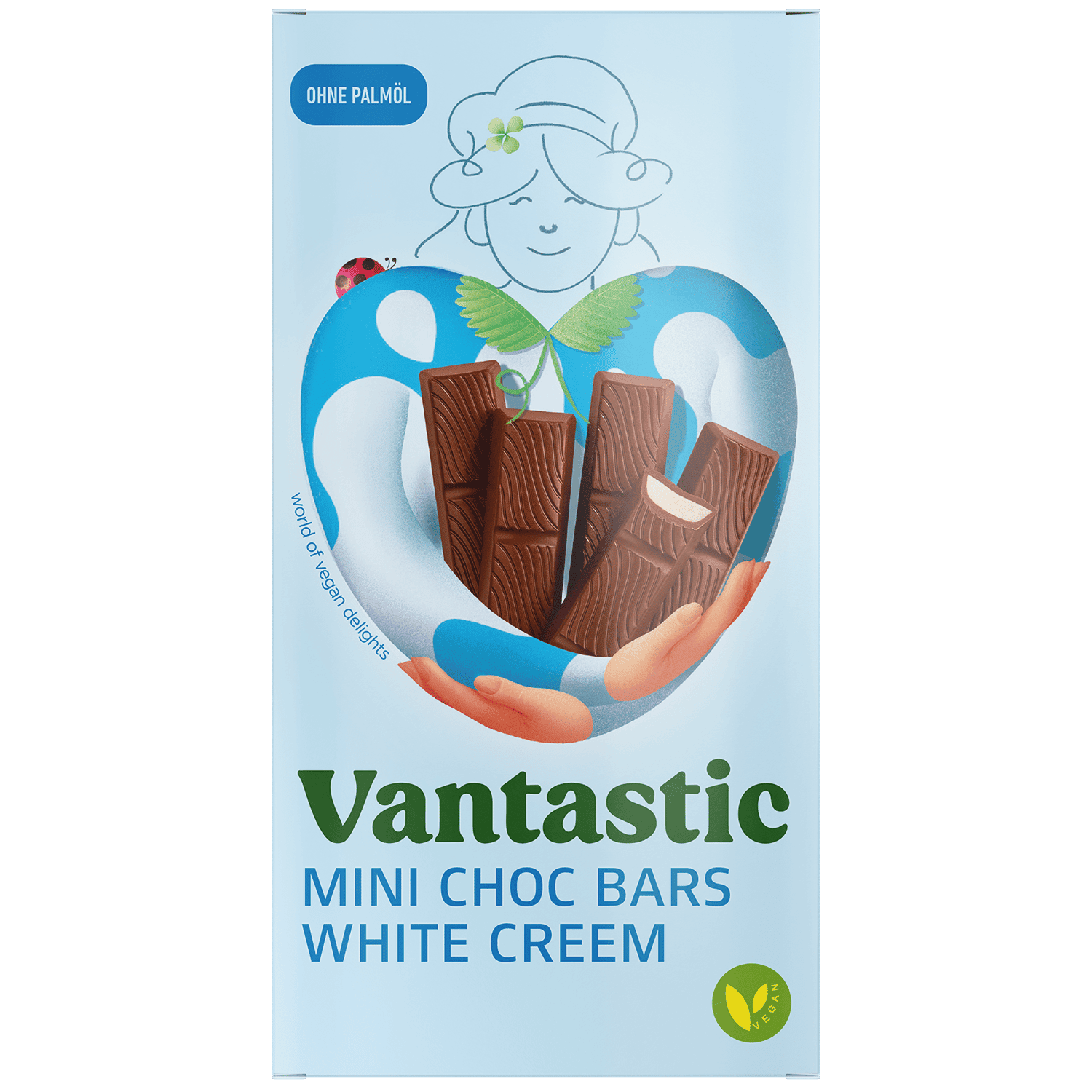 Mini Choc Bars White Creem, 100g