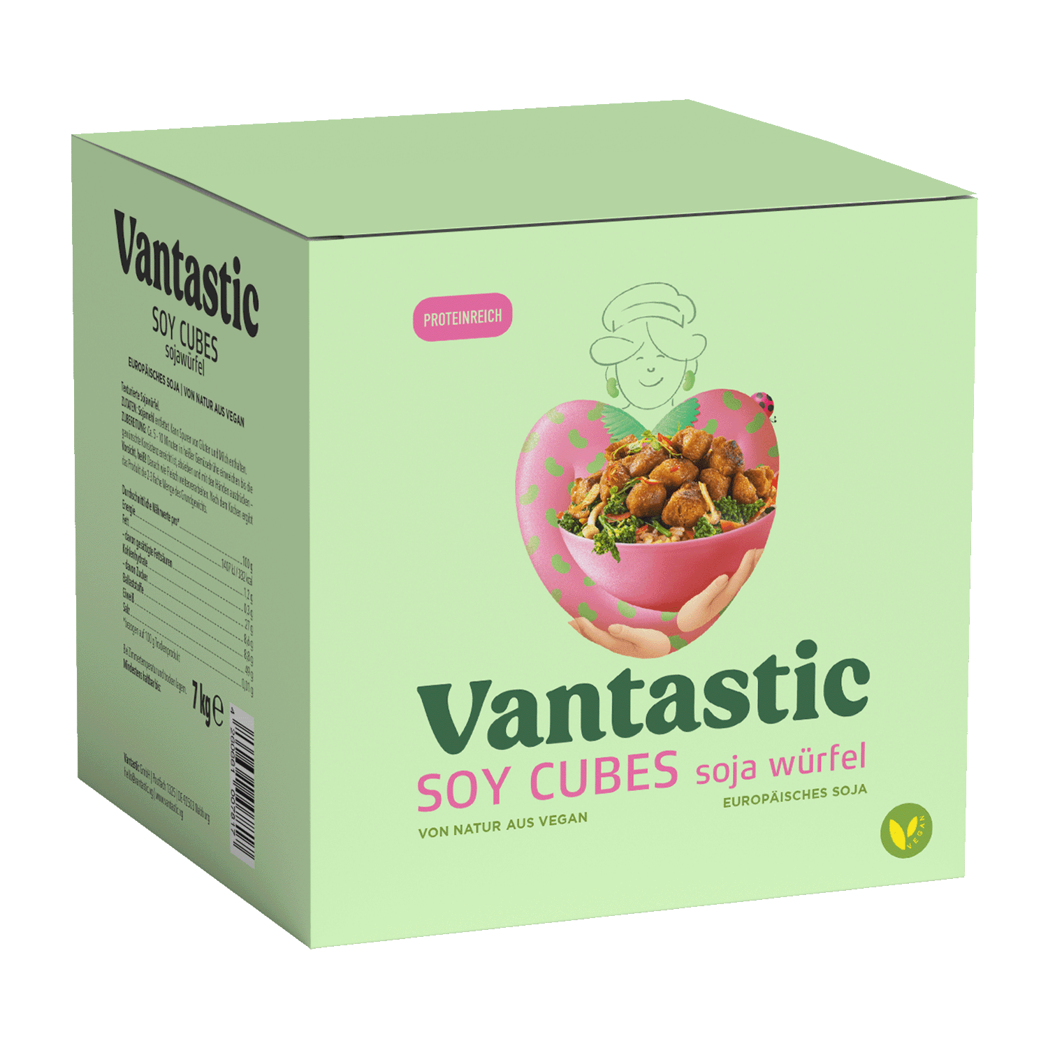 Soy Cubes Großpack, 7kg