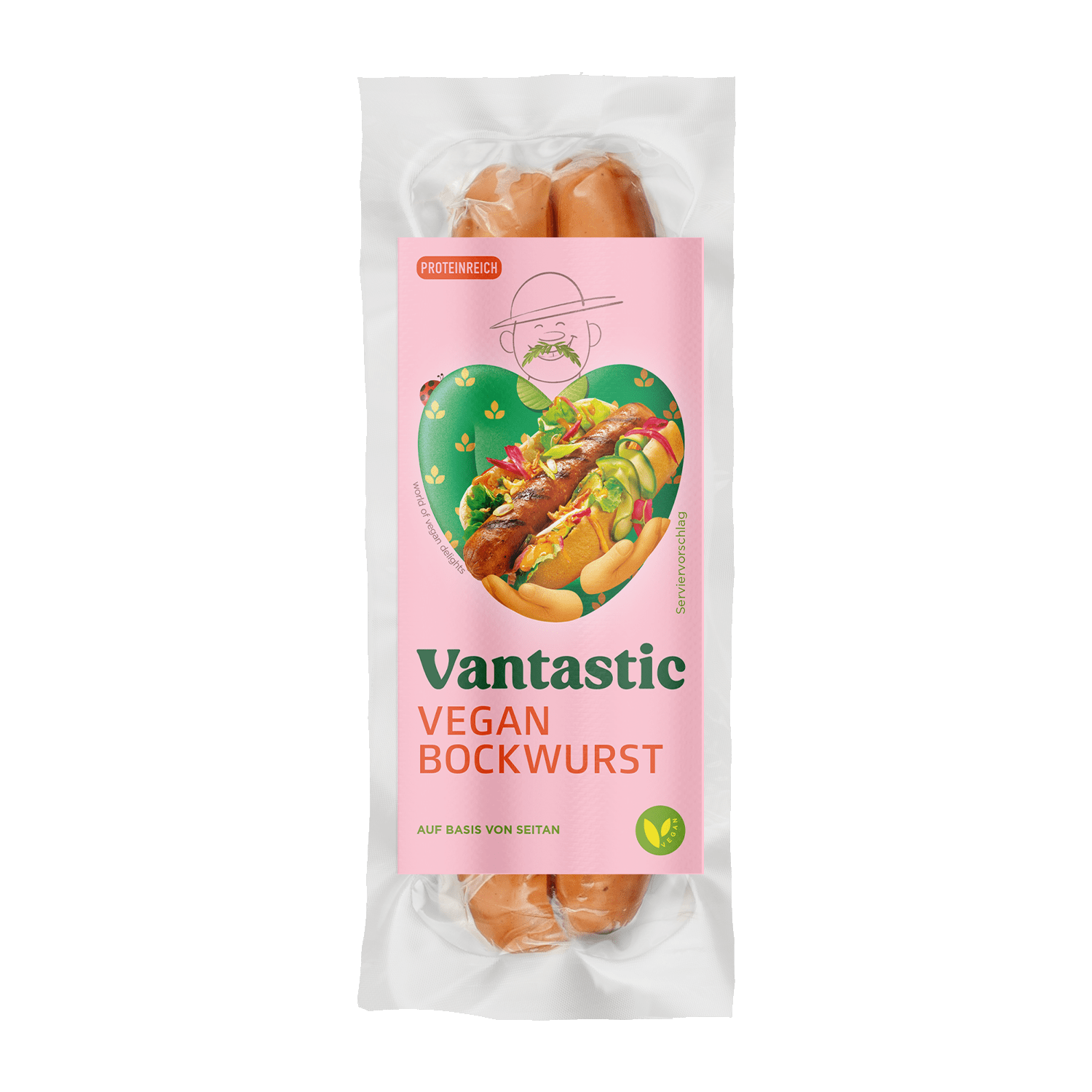 Vegan Bockwurst, 200g